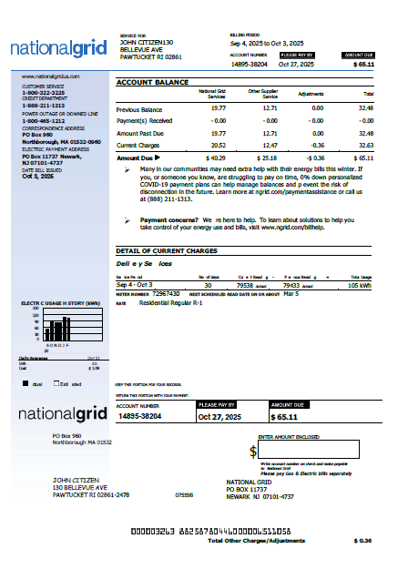  Minol USA business utility bill 